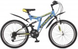 Велосипед STINGER 24' двухподвес, HIGHLANDER 100 V синий, 14'  24 SFV.HILAND 1.14 BL 7
